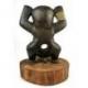Totem Ethnique "Koh Chang" en Bois 30cm