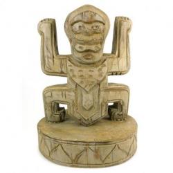 Totem "Koh Panak" en Bois 30cm