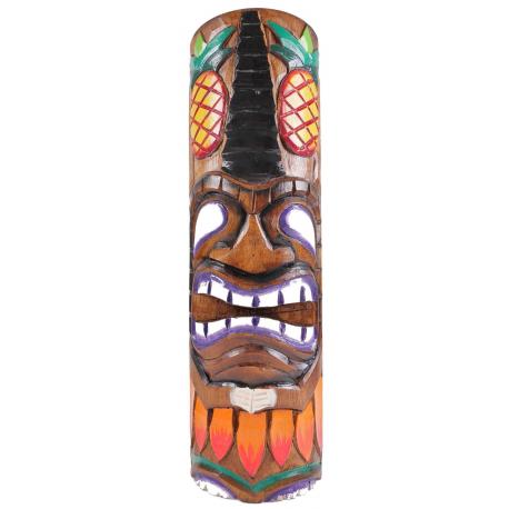 Totem Tiki 50cm en bois. Inspiration Déco Hawai.