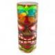 Totem Tiki 25cm en bois motif Palmier