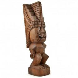 Tiki Lono Polynésien en bois de Suar 50cm
