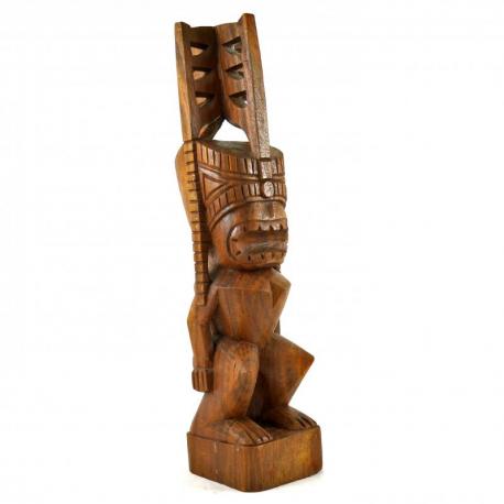 Akua Kai - Tiki Hawaïen 50cm en bois de Suar