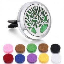 Diffuseur de parfum pour voiture à clipser + 10 buvards | Arbre enchanté