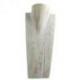 Déclassé - Buste - Présentoir à colliers en bois massif blanc cérusé 35cm