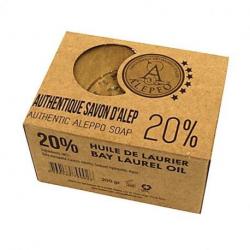 Savon d'Alep 200g à 20% huile de laurier | Alepeo
