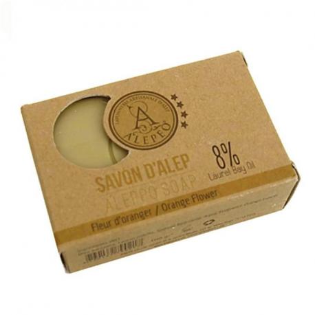 Savon d'Alep 100g parfumé à la fleur d'oranger | Alepeo