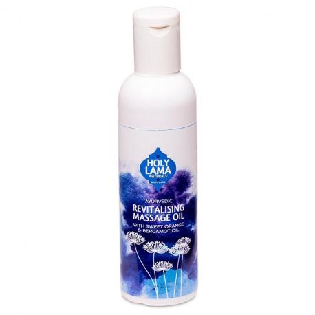 Huile de massage ayurvédique "Revitalisante" 100ml à l'orange douce et huile de bergamote | Holy Lama
