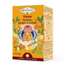 Infusion Ayurvédique Bio 6ème & 7ème Chakra Je Vois - Gingembre & Citron | Shoti Maa Chakras