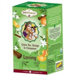 Infusion Ayurvédique Bio 4ème Chakra Je suis en Paix - Thé vert, Orange et Cannelle | Shoti Maa Chakras