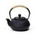 Théière Tetsubin en fonte noire style japonais - 0.6L