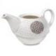 Ensemble pour le thé - Théière et tasse. Motif Fleur de Vie Doré
