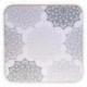 Sous-verres motif Mandala gris - Lot de 6