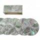 Coffret de 6 sous-verres ronds en marqueterie de nacre naturelle motif étoile