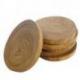 Set de 6 sous-verres Ronds en Teck