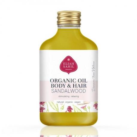 Huile de Soin bio Peau et Cheveux au Bois de Santal 100ml | Eliah Sahil Huile de Soin bio Peau et Cheveux au Bois de Santal 100ml | Eliah Sahil