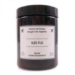 Bougie parfumée naturelle "Fiji" Mangue, Melon & Papaye 35 heures 135g | Drake