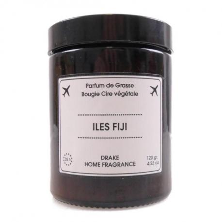 Bougie parfumée naturelle "Fiji" Mangue, Melon & Papaye 35 heures 135g | Drake