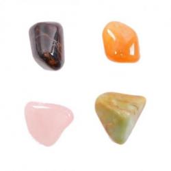 Pack Lithothérapie "Amour et Sensualité" - Assortiment 4 pierres roulées