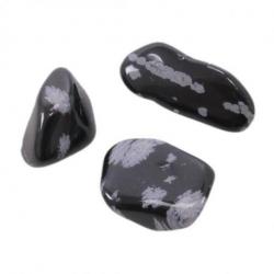 Obsidienne neige - Pierres roulées 40/50g