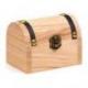 Coffre en bois avec assortiment de minis pierres roulées
