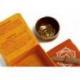 Bol chantant tibétain -  Coffret cadeau orange - Chakra sacré