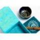 Bol chantant tibétain -  Coffret cadeau turquoise- Chakra de la Gorge