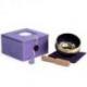 Bol chantant tibétain -  Coffret cadeau violet - Chakra Coronal