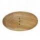 Porte-savon ovale en teck 14 cm