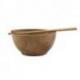 Bol Asiatique à Soupe et Nouilles & ses 2 baguettes - Teck massif Ø15cm Bol Asiatique à Soupe et Nouilles & ses 2 baguettes - Teck massif Ø15cm