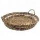 Grand plateau rond en abaca ø43cm - Déco de table ethnique chic