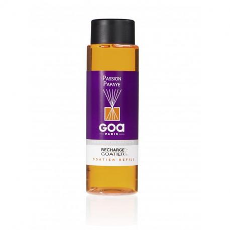 Recharge de parfum Passion Papaye - Goa 250ml + 1 pack rotin