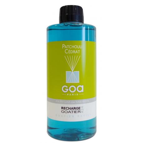 Recharge de parfum Patchouli Cédrat - Goa 500ml Recharge de parfum Patchouli Cédrat - Goa 500ml