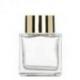 Contenant vide en Verre 200ml Col Doré - Diffuseur de Parfum à tiges de rotin Goa