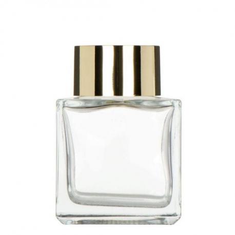 Contenant vide en Verre 200ml Col Doré - Diffuseur de Parfum à tiges de rotin Goa Contenant vide en Verre 200ml Col Doré - Diffuseur de Parfum à tiges de rotin Goa
