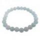 Bracelet Aigue-marine AAA - boules 8mm
