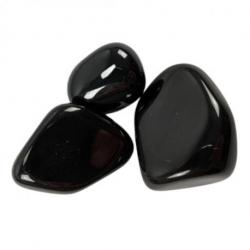 Obsidienne noire - Pierres roulées 40/50g Obsidienne noire - Pierres roulées 40/50g