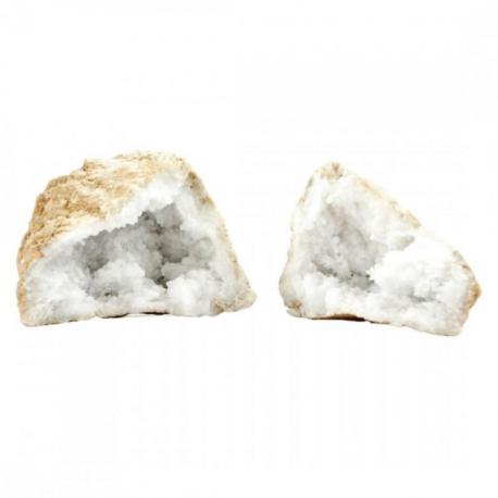 Géode de Cristal de Roche Naturel 650/950g Géode de Cristal de Roche Naturel 650/950g