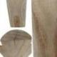 Déclassé - Présentoir spécial colliers longs 60cm en bois massif brut