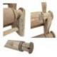 Déclassé - Porte-bracelets et montres 3 joncs en Bois massif brut