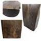 Déclassé - Présentoir spécial colliers longs 60cm - Buste en bois massif chocolat