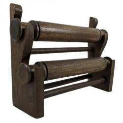Déclassé - Porte-bracelets et montres 2 joncs en Bois chocolat
