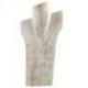 Déclassé - Buste présentoir à colliers en bois massif blanc cérusé 30cm