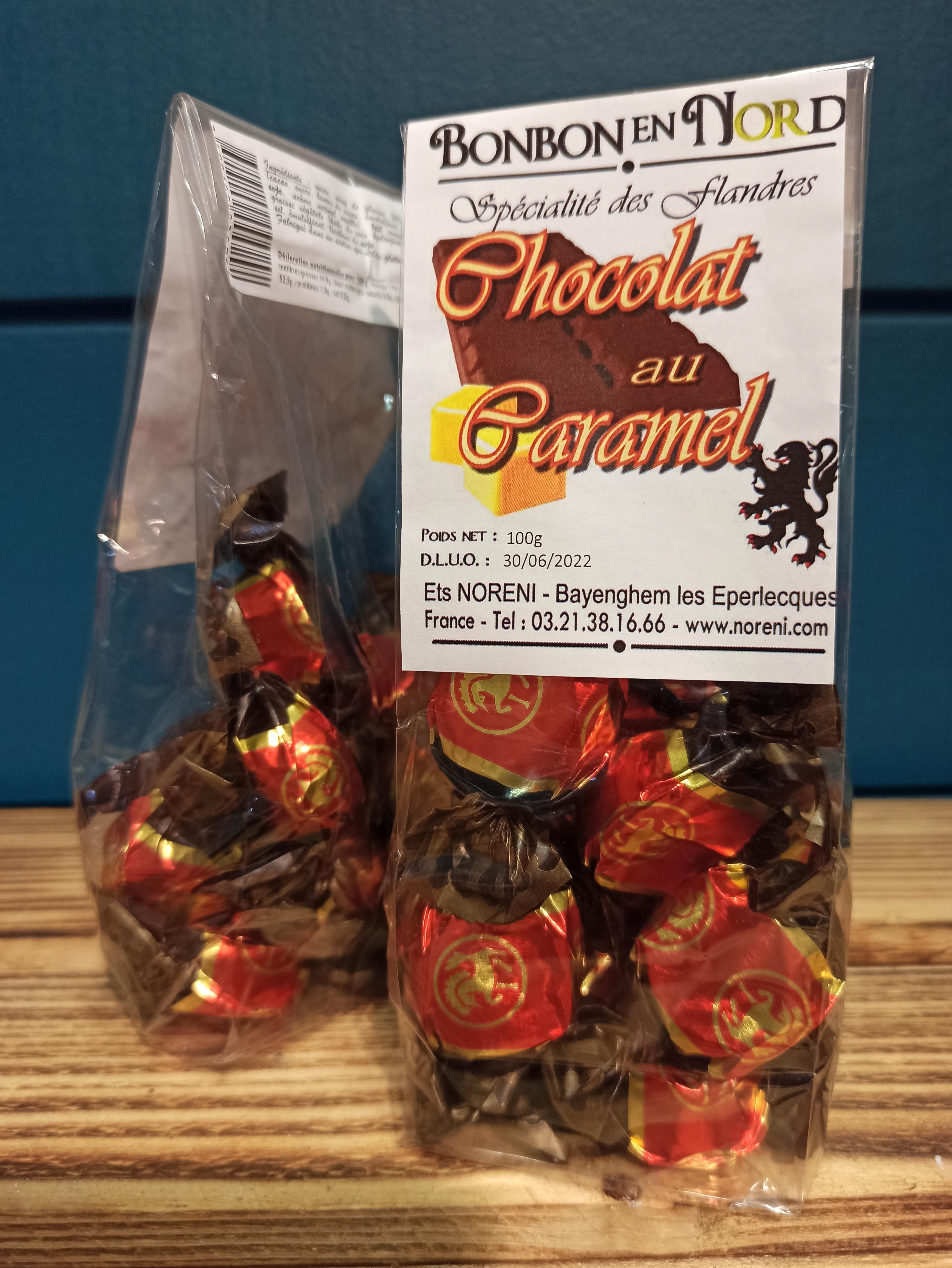 Bonbons caramel enrobés de chocolat - Confiséo - 280 g