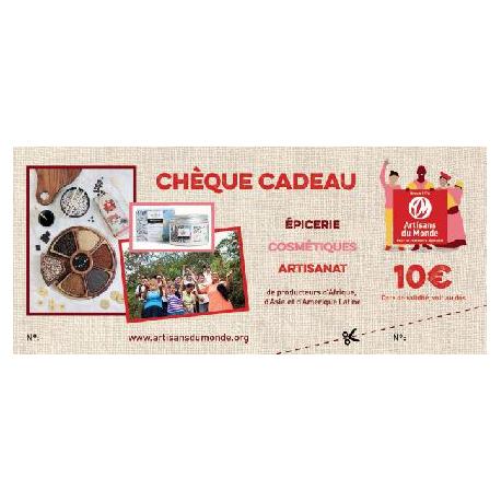 Chèque Cadeau 10 € Chèque Cadeau 10 €