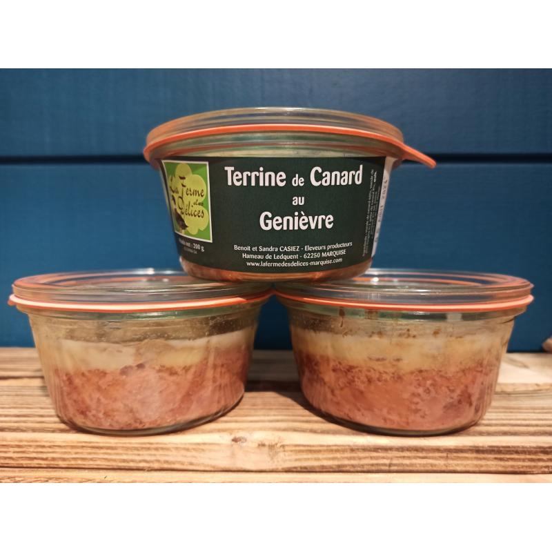 Terrine de Canard au Genièvre Achetez en Boulonnais