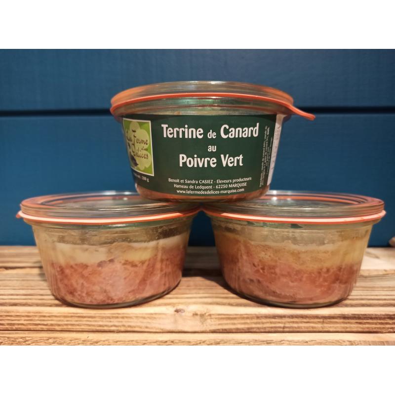 Terrine de Canard au poivre vert Achetez en Boulonnais