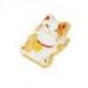 Pin's Maneki Neko Orange - Chance et Fortune pour les voyageurs