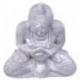 Statue de Bouddha en pierre de Java grise 28cm