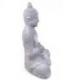 Statue de Bouddha en pierre de Java grise 28cm