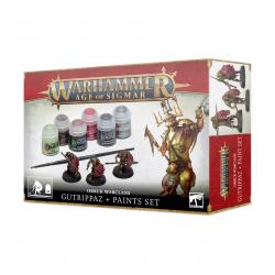 WARHAMMER AGE OF SIGMAR - Gutrippaz Paint Set - Neuf